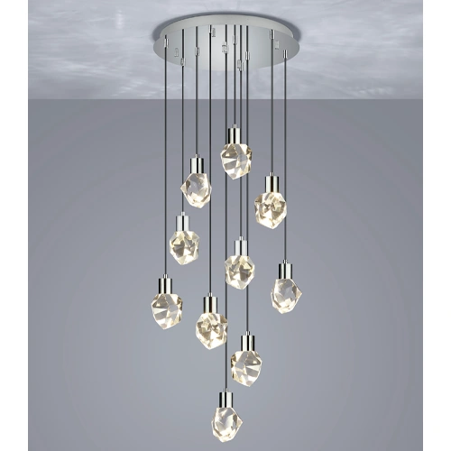 Piekaramā lampa VERANO, 10x5.5W, 10x660lm, 2300+3000+4000K