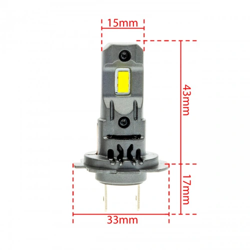 LED spuldzes H7, 6000K, 9-16V, 3800Lm