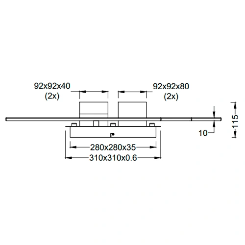 LED Потолочный светильник с пультом ROGER, 35W, 2700-6500K, 4050Lm