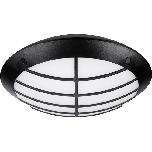 LED Ūdensizturīgs gaismeklis ar grille resti 24W, 3000K, 2400Lm, IP66, Ø 350 x 111 mm