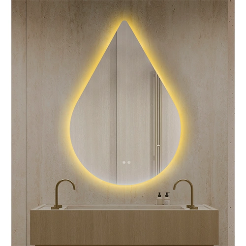 Spogulis ar LED apgaismojumu, 60x90 cm, 9.75W, Silti - neitrāli - auksti balts, IP44