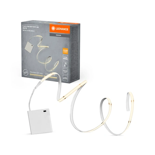 LED лента на батарейках, 2m, 3.3W, 3000K, IP20