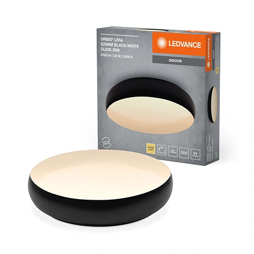 LED Griestu lampa, plafons, 36W, 3000K, 4700Lm, IP20, Orbis Livia