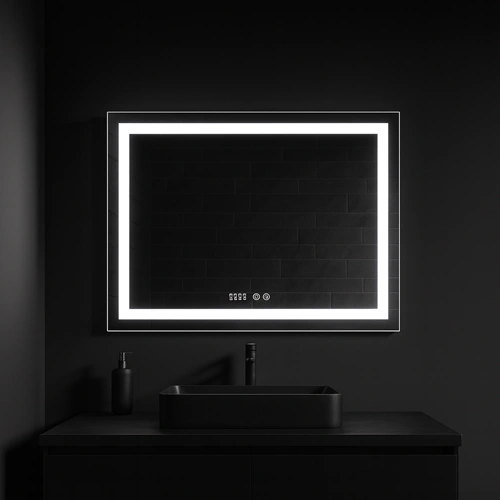 LED spogulis ar apsildes funkciju CELESTA, 60 x 80 cm, 2700-6500K, 50W, 2844Lm, IP44