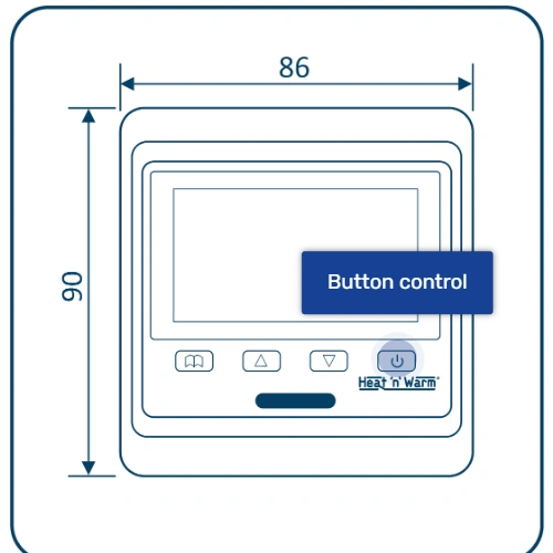 Программируемый регулятор температуры HW800, 16А, 3,6 кВт