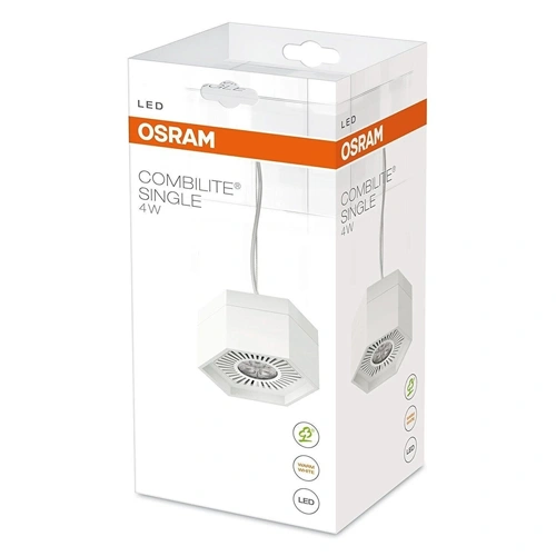 Pendant LED light, 4W, 3000K, IP20, COMBILITE-P Single