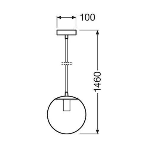 Piekaramā lampa E27 spuldzei VINTAGE 1906 BUBBLE