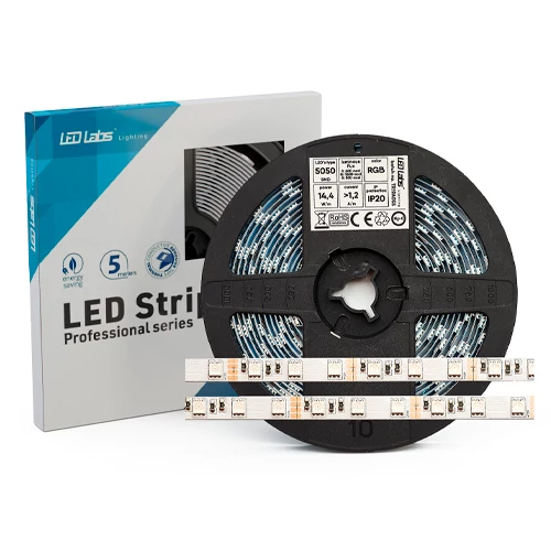 LED Lente 5050, RGB, IP65, 14.4W