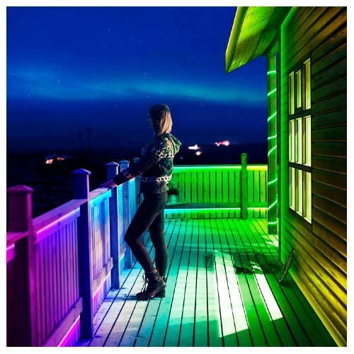 Влагостойкая лента LED COB RGB, IP66, 12V, 14W