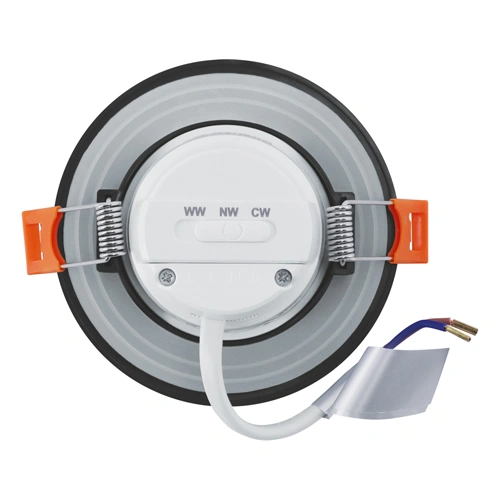 LED Iebūvējamais gaismeklis EWA, 7W, silti-neitrāli-auksti balts, 900Lm, IP54, Ø 90x40 mm