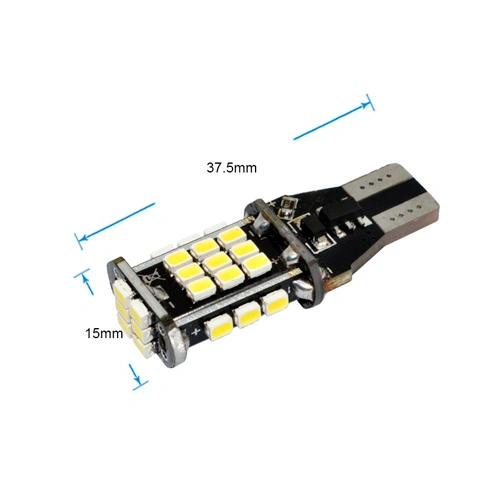 LED spuldzes W16W, T15, 6000K, 9-16V