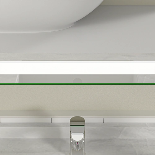 LED spogulis PANDORA, 80 x 60 cm, 2700-6500K, 15W, 1964Lm, IP44