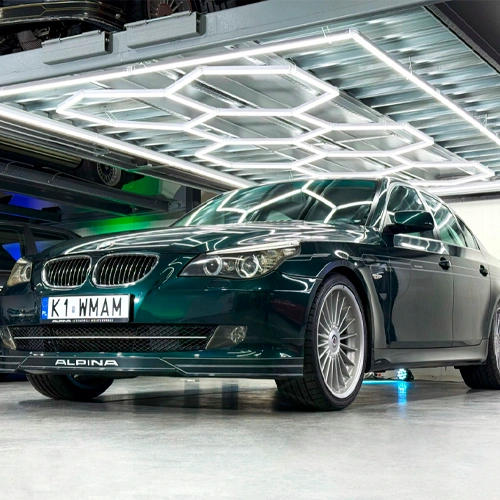 LED Griestu gaismekļu komplekts HEXAGON, 750W, 6500K, P44, 290 x 505 cm