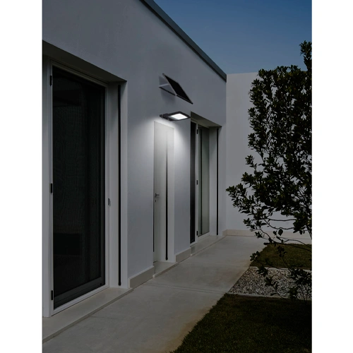 LED Prožektors ar saules paneli, 60W, 6500K, IP65, 1190Lm, GRIS URBANO