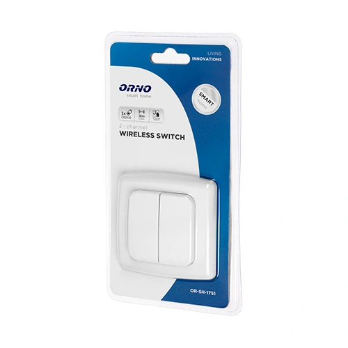 Viedais slēdzis, 2 kanāli, slēdžu un kontaktligzdu bezvadu vadība