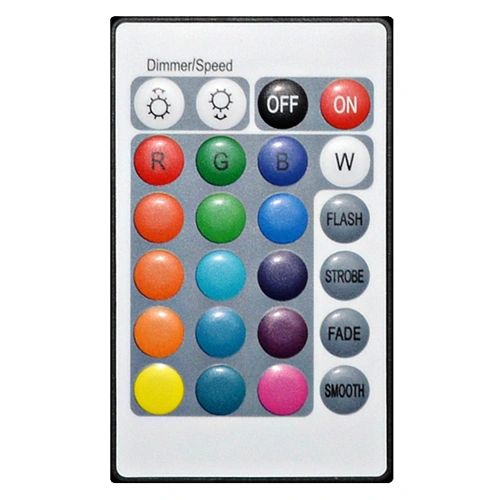 LED COB strip with remote 3m, 3.3W/m, RGB+WW, IP20