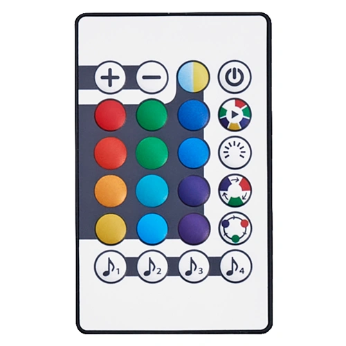 LED lente ar audio uztvērēju un USB, 2m, 3.6W, RGB, IP20