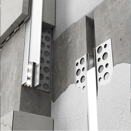 Anodēts flīžu alumīnija profils LED lentei HB-55.3X12.8