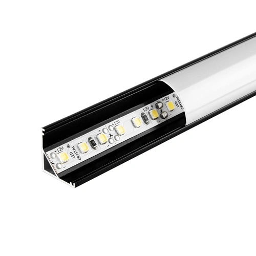 Stūra anodēts alumīnija profils LED lentei HB-15.8X15.8BM