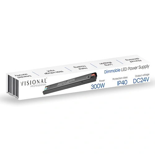 Диммируемый LED Блок питания 24V, 12.5A, 300W, IP40