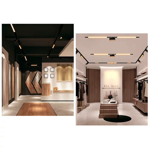 LED Magnētiskais sliežu gaismeklis GRILLE LIGHT 18W, 4000K, 328.5 mm, 48V