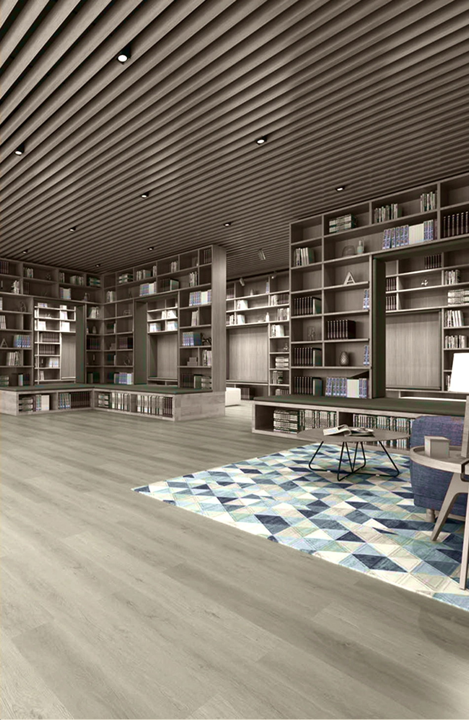 Kvarca vinila flīzes VENICE OAK BEIGE, SPC, klikšķu sistēma (click)