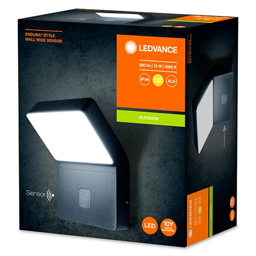 Fasādes gaismeklis 11.5W, 3000K, IP44 ENDURA STYLE WALL WIDE