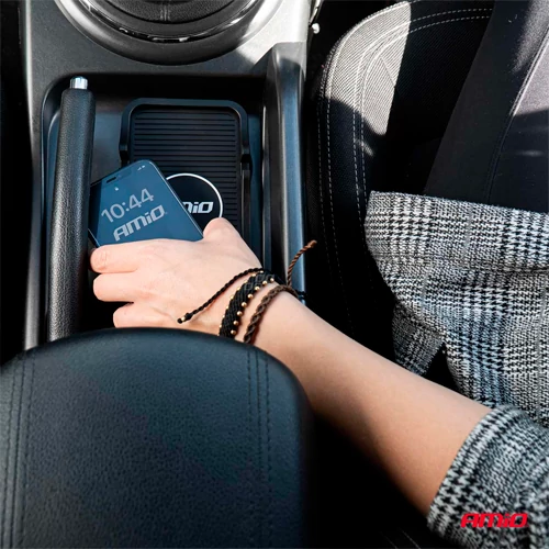 Беспроводное автомобильное зарядное устройство для телефона 15 Вт, 3А, USB-A