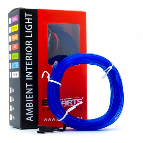 Auto salona apgaismojuma LED lente, 5m, zila, 12V, EPAL5M