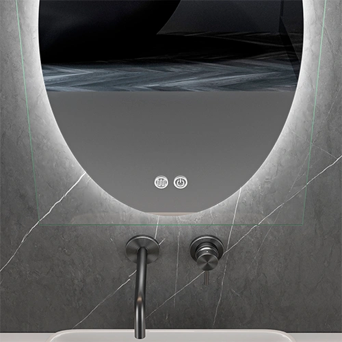 LED зеркало с функцией подогрева VERONA, 50 x 70 cm, 2700-6500K, 12W, 1386Lm, IP44