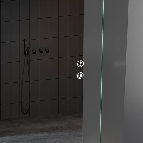 LED spogulis ar apsildes funkciju PORTO Large, 100 x 120 cm, 2700-6500K, 96W, 4296Lm, IP44