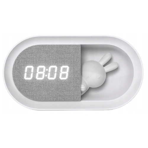 LED naktslampa ar modinātāju BUNNY, 1.1W, USB, 3000K, 55Lm, IP20