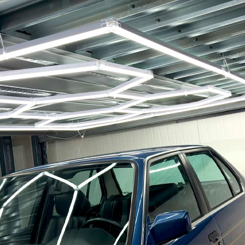 LED Griestu gaismekļu komplekts HEXAGON, 310W, 6500K, P44, 217 x 291 cm