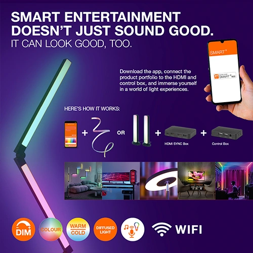 Viedā LED lente ar pulti 3m, 5.2W/m, RGB, IP20