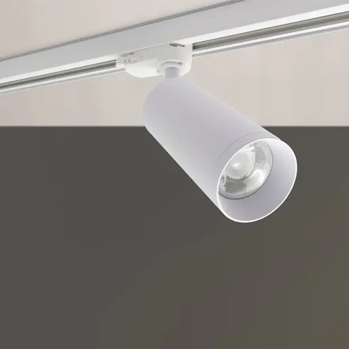 Трехфазный LED рельсовый светильник 30W, 3000K, 3900Lm, IP20, 36°