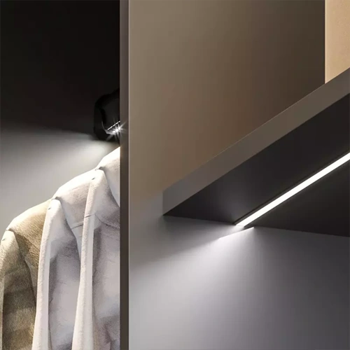 Stūra anodēts alumīnija profils LED lentei HB-17.5X7WBM