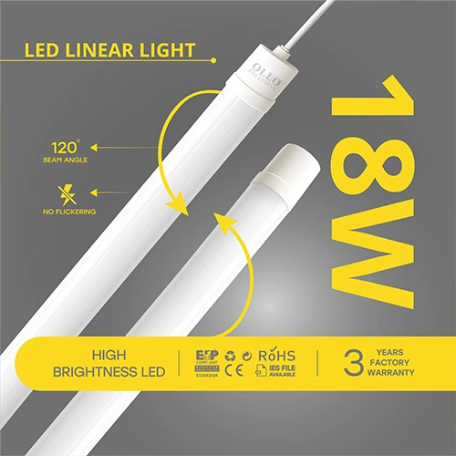 LED Mitrumizturīgs lineārais gaismeklis 60cm, 18W, 4000K