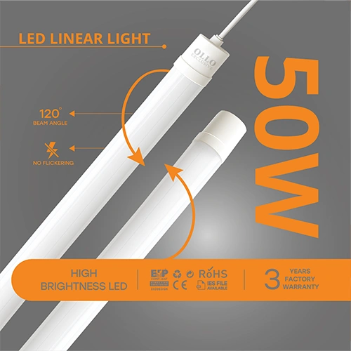 LED Mitrumizturīgs lineārais gaismeklis 150cm, 50W, 4000K