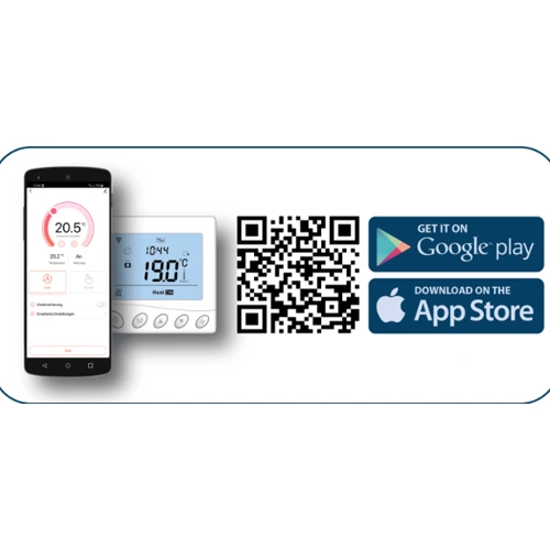 Программируемый регулятор температуры с Wi-Fi удаленным доступом SN-15, 16А, 3,6 кВт