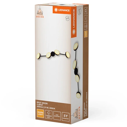 Dekoratīvs sienas LED gaismeklis, 21W, 3000K, 2000Lm, IP20, Decor Spot Moon