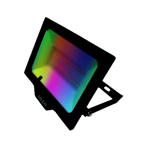 LED Mitrumizturīgs āra prožektors ar pulti 50W, 4750Lm, RGB, IP65