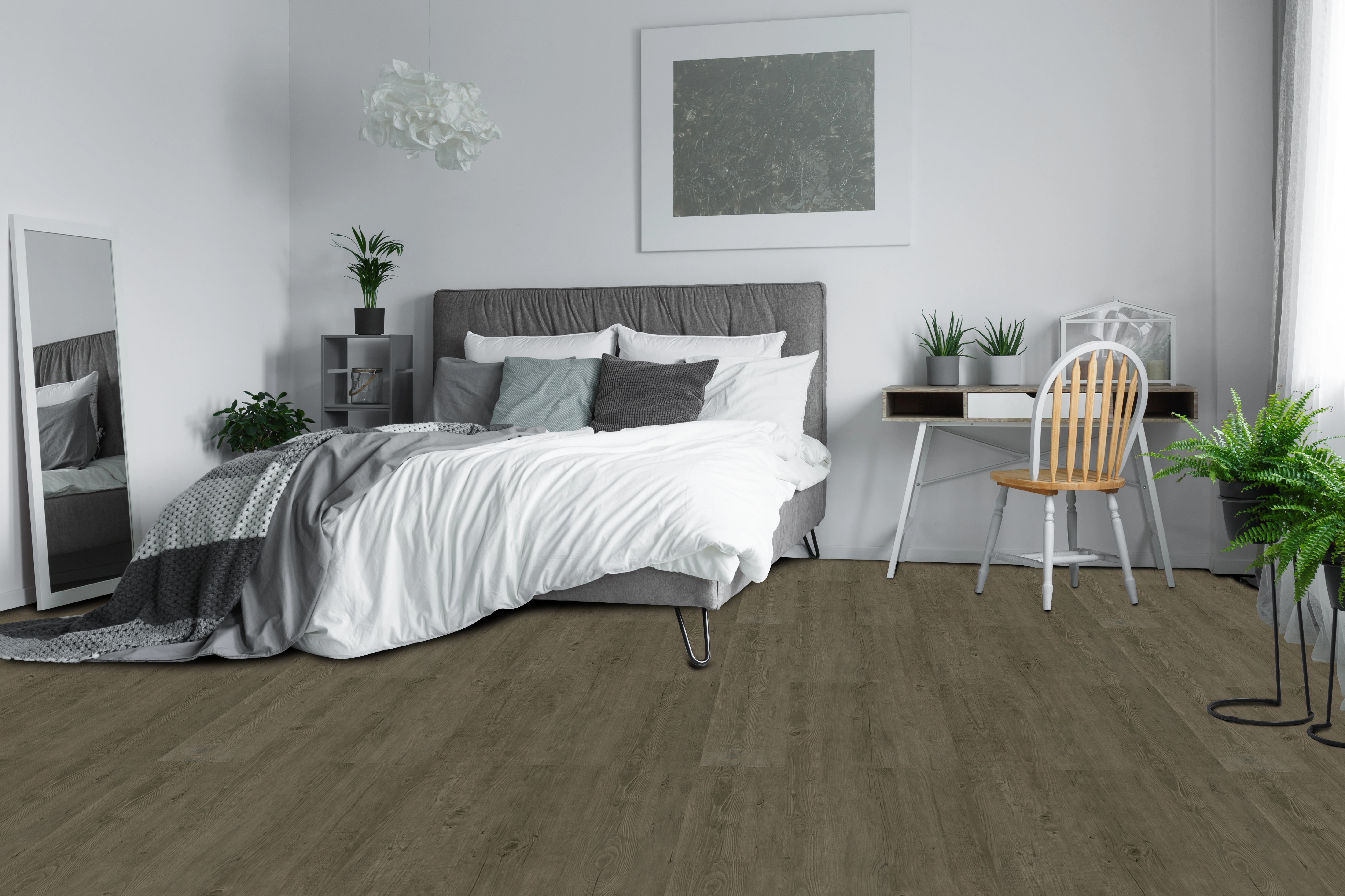 Quartz vinyl tiles ARBARO 4212, SPC, Click system