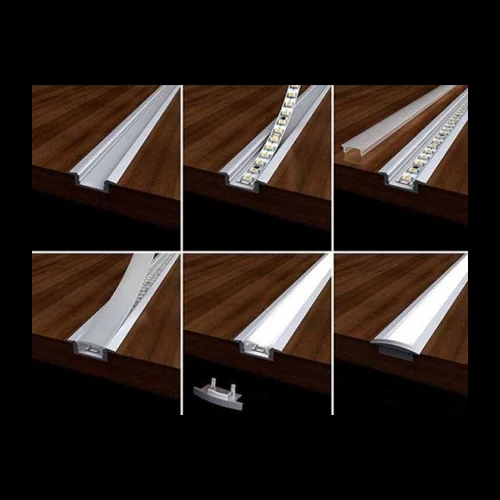 Anodized deep floor aluminum profile for LED strip HB-41.6X20W