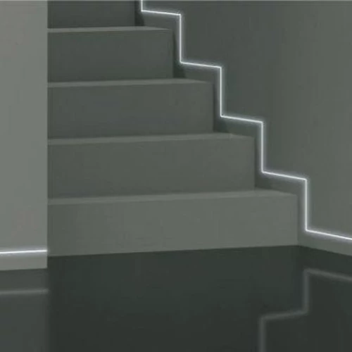 Anodized aluminum profile for 1-2 rows of LED strip HB-30X10