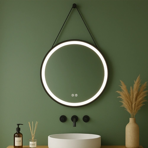 LED spogulis ar apsildes funkciju VALLETTA Small, Ø 60 cm, 2700-6500K, 34W, 1936Lm, IP44