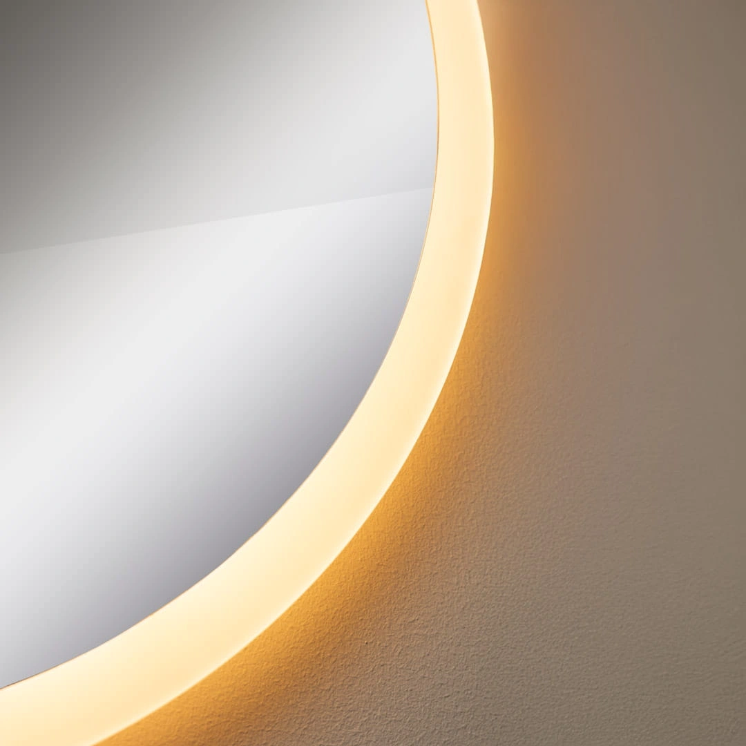 Mirror with LED lighting Ø 60 cm, 24W, 3CCT