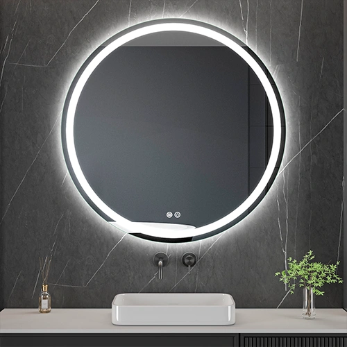 LED spogulis ar apsildes funkciju RONDO, Ø 100 cm, 2700-6500K, 86W, 3388Lm, IP44