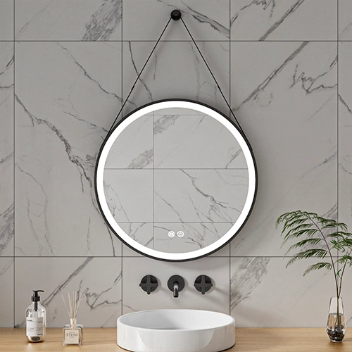 LED spogulis ar apsildes funkciju VALLETTA Large, Ø 80 cm, 2700-6500K, 55W, 2723Lm, IP44