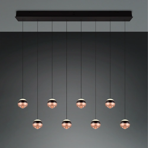 Piekaramā lampa ORBIT, 8x8W, 8x960lm, 2300+3000+4000K