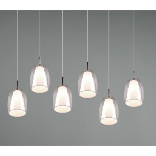 Pendant light BARRET, excl. 6xE14, max 10W